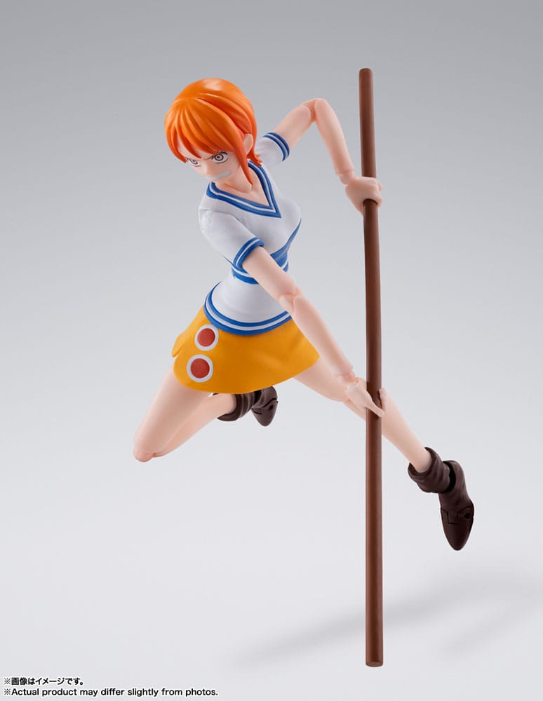 One Piece S.H. Figuarts Action Figure Nami Romance Dawn 14 cm - Afbeelding 5