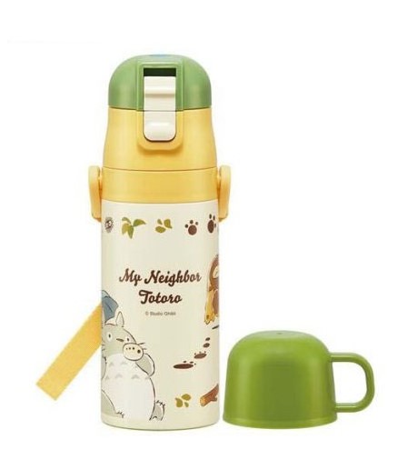 My Neighbor Totoro Water Bottle double opening Totoro & Catbus 420 ml