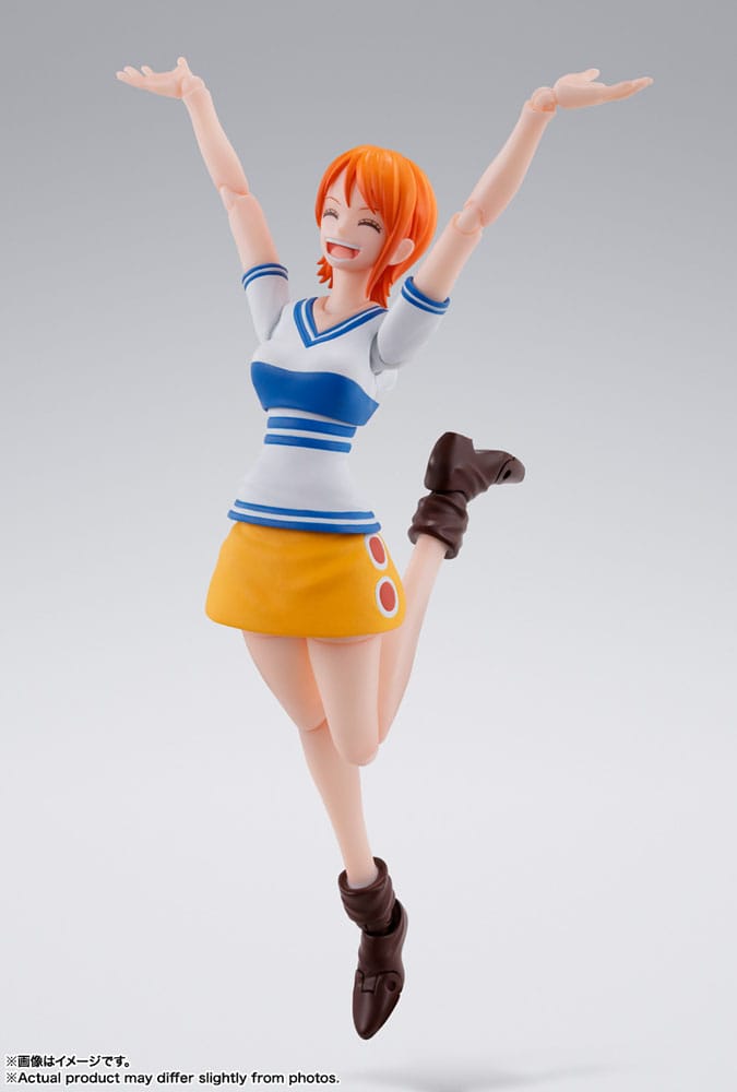 One Piece S.H. Figuarts Action Figure Nami Romance Dawn 14 cm - Afbeelding 4