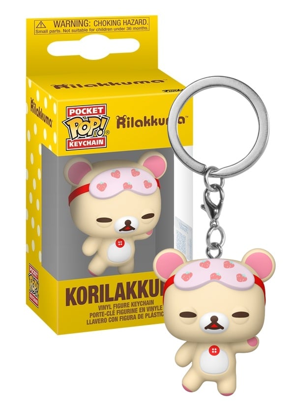 RILAKKUMA - Pocket Pop Keychain - Korilakkuma Sleepy