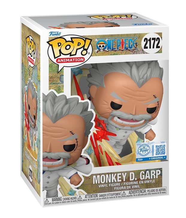 ONE PIECE - POP Animation N° 2172 - Garp Galaxy impact (Glow In The Dark) - Afbeelding 2