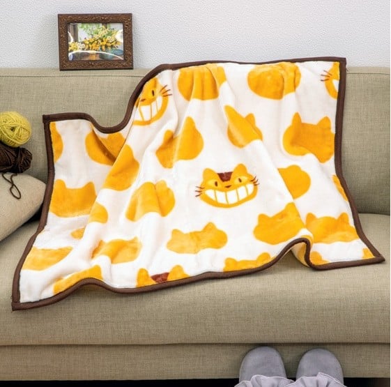 My Neighbor Totoro Plaid Blanket Catbus 70x100cm