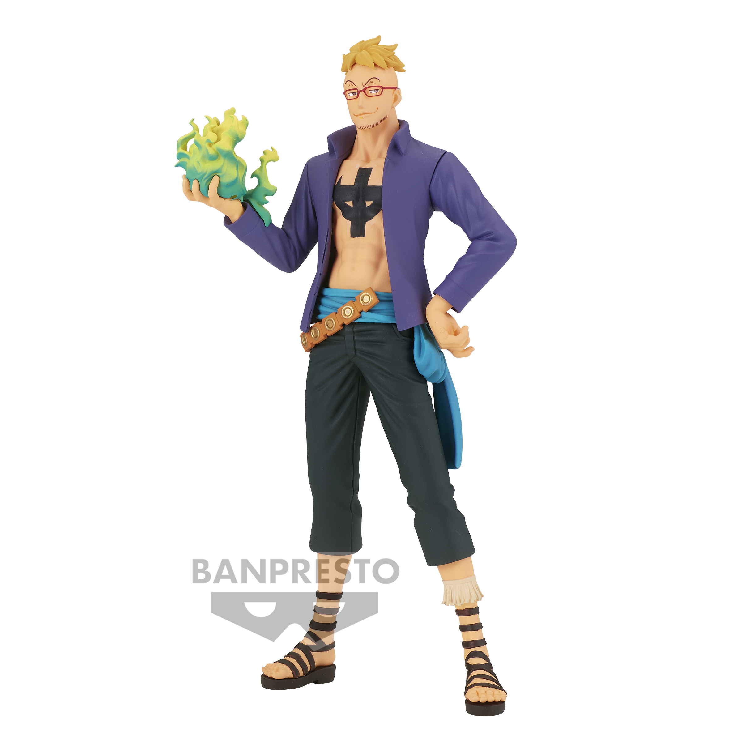 One Piece DXF The Grandline Men PVC Statue Marco 17cm