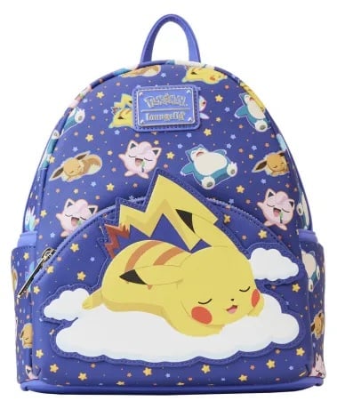 Sleeping Pikachu and Friends Mini Backpack