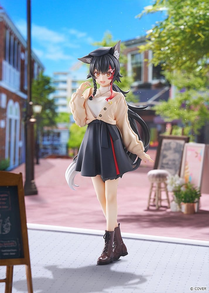 Hololive Production G.S. Collection PVC Figure 1/7 Ookami Mio Date Style - Street Outfit Ver. 24 cm - Afbeelding 3