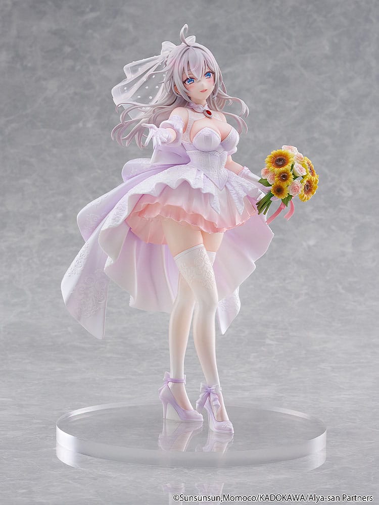 Alya Sometimes Hides Her Feelings in Russian Statue 1/7 Alisa Mikhailovna Kujou Wedding Dress Ver. 24 cm - Afbeelding 9