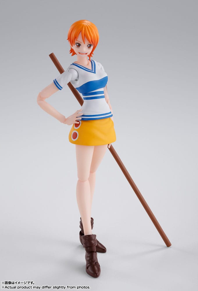 One Piece S.H. Figuarts Action Figure Nami Romance Dawn 14 cm - Afbeelding 3