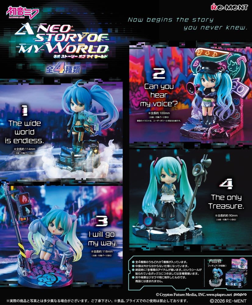 Hatsune Miku Mini Figures Neo Story 12 cm (Blind Box)