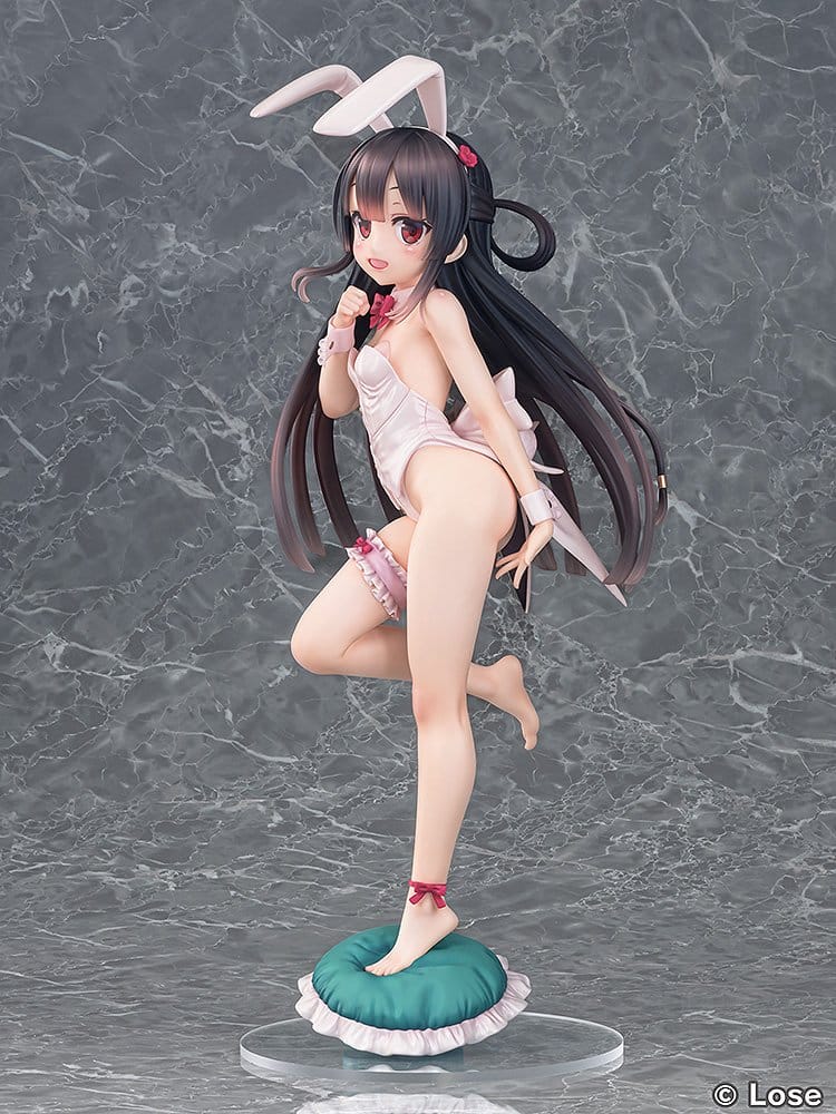 Maitetsu Last Run!! Statue 1/3 Hachiroku: White Bunny Ver. 40 cm - Afbeelding 3
