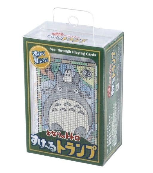 Studio Ghibli My Neighbor Totoro Transparent Playing Cards Totoro