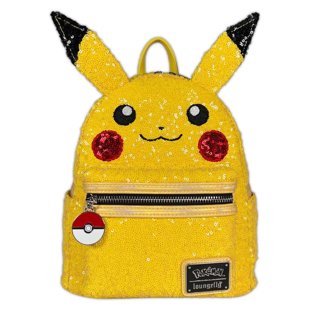 Pokémon Sequin Pikachu Cosplay Mini Backpack
