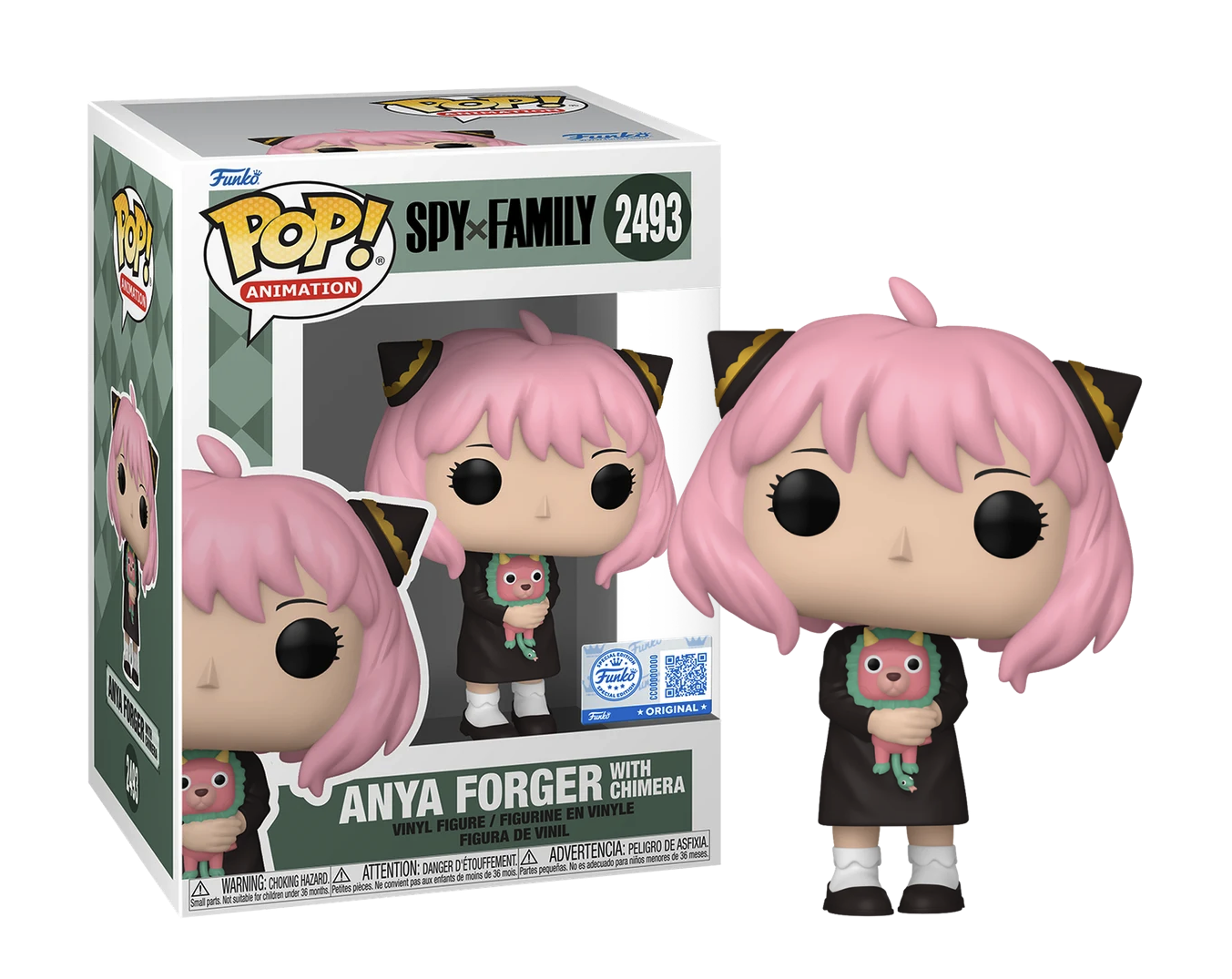 SPY X FAMILY - POP Animation N° 2493 - Anya Forger with Chimera