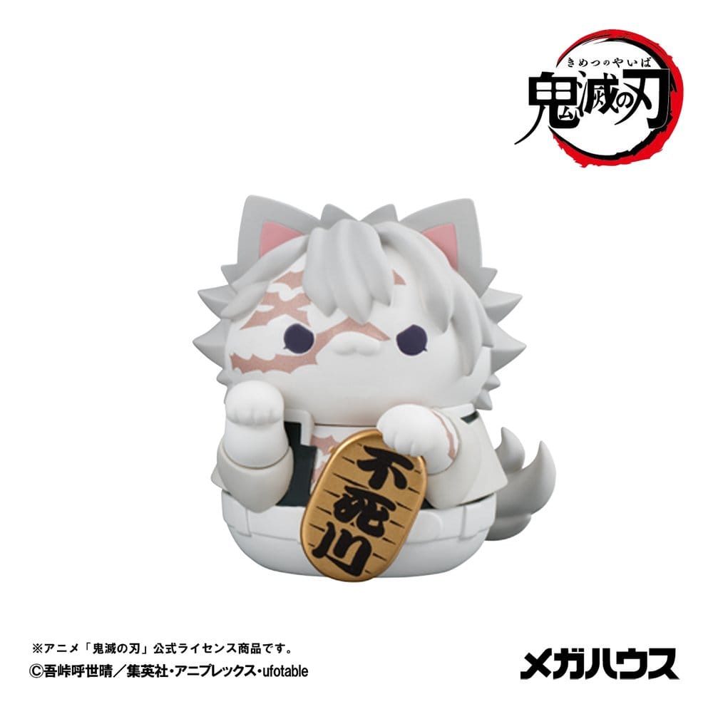 Demon Slayer: Kimetsu no Yaiba Mega Cat Project Minifigures 6 cm Demon Slayer Fortune Cats ver. 02 Blind Box Display (8) (Repeat) - Afbeelding 9