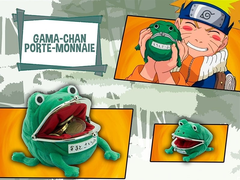 NARUTO SHIPPUDEN Replica Coin Purse Gama-chan