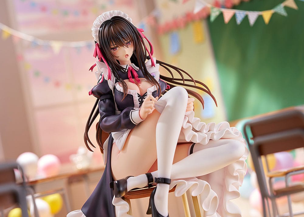 Hanikami Kanojo PVC Statue 1/6 Maid Maison Kasane Minazumi Illustration by Piromizu 21 cm - Afbeelding 7