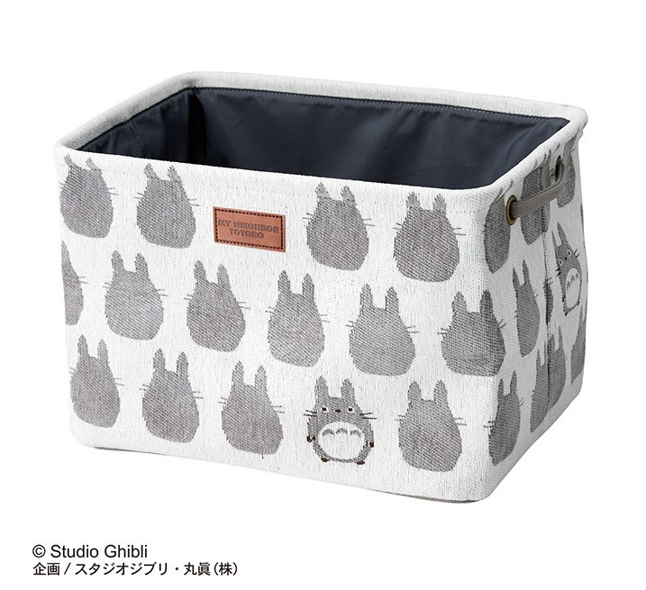 My Neighbor Totoro Storage Box Totoro Silhouette Grey