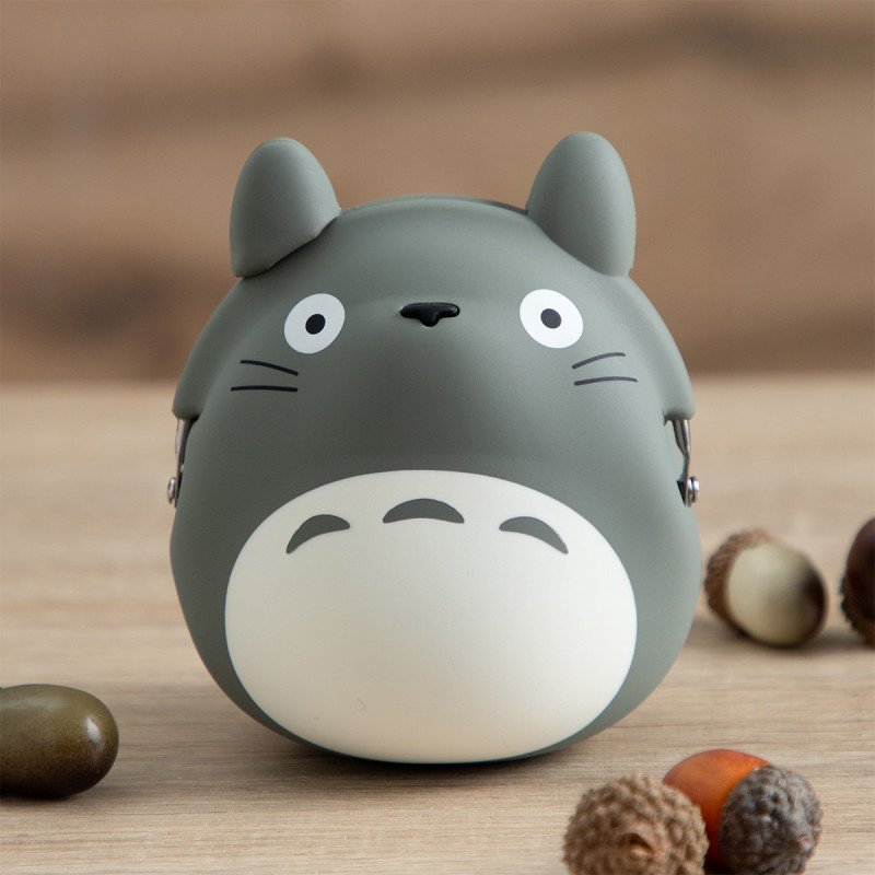 My Neighbor Totoro Mini Silicon Coin Purse Totoro grey 9 cm