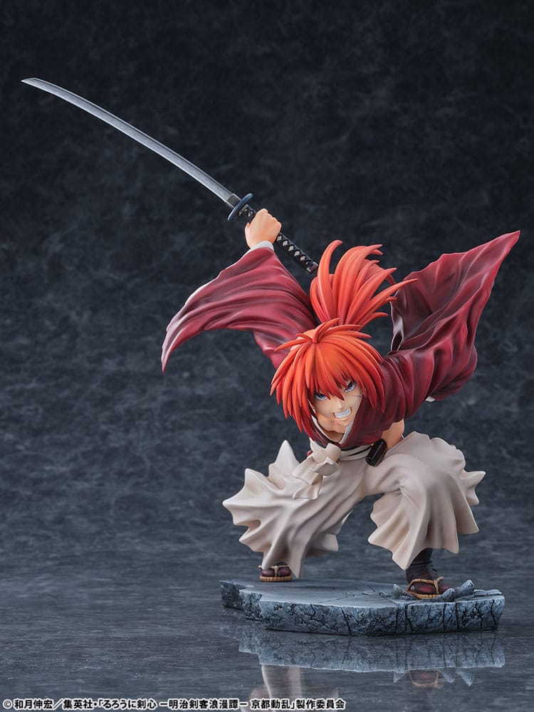 Rurouni Kenshin: Meiji Kenkaku Romantan Kyoto Douran PVC Statue 1/6 Kenshin Himura Dragon Flight of Heaven Ver. 26 cm