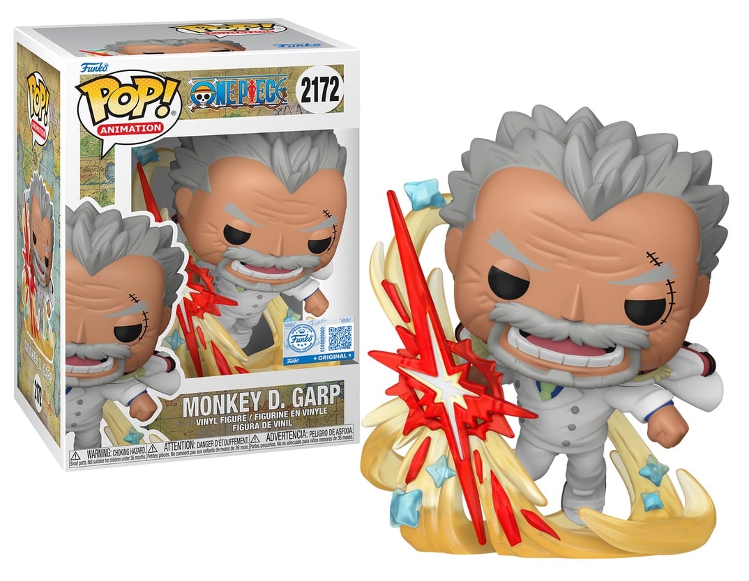 ONE PIECE - POP Animation N° 2172 - Garp Galaxy impact (Glow In The Dark)