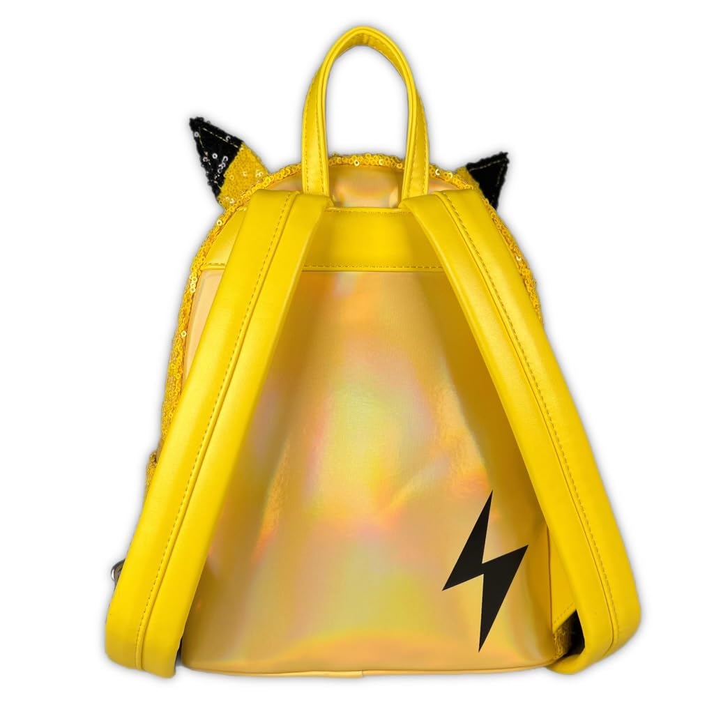 Pokémon Sequin Pikachu Cosplay Mini Backpack - Afbeelding 3