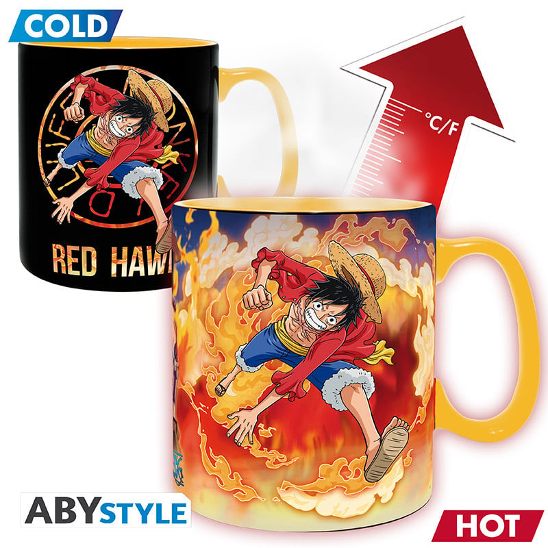 ONE PIECE Mug Heat Change Luffy & Sabo