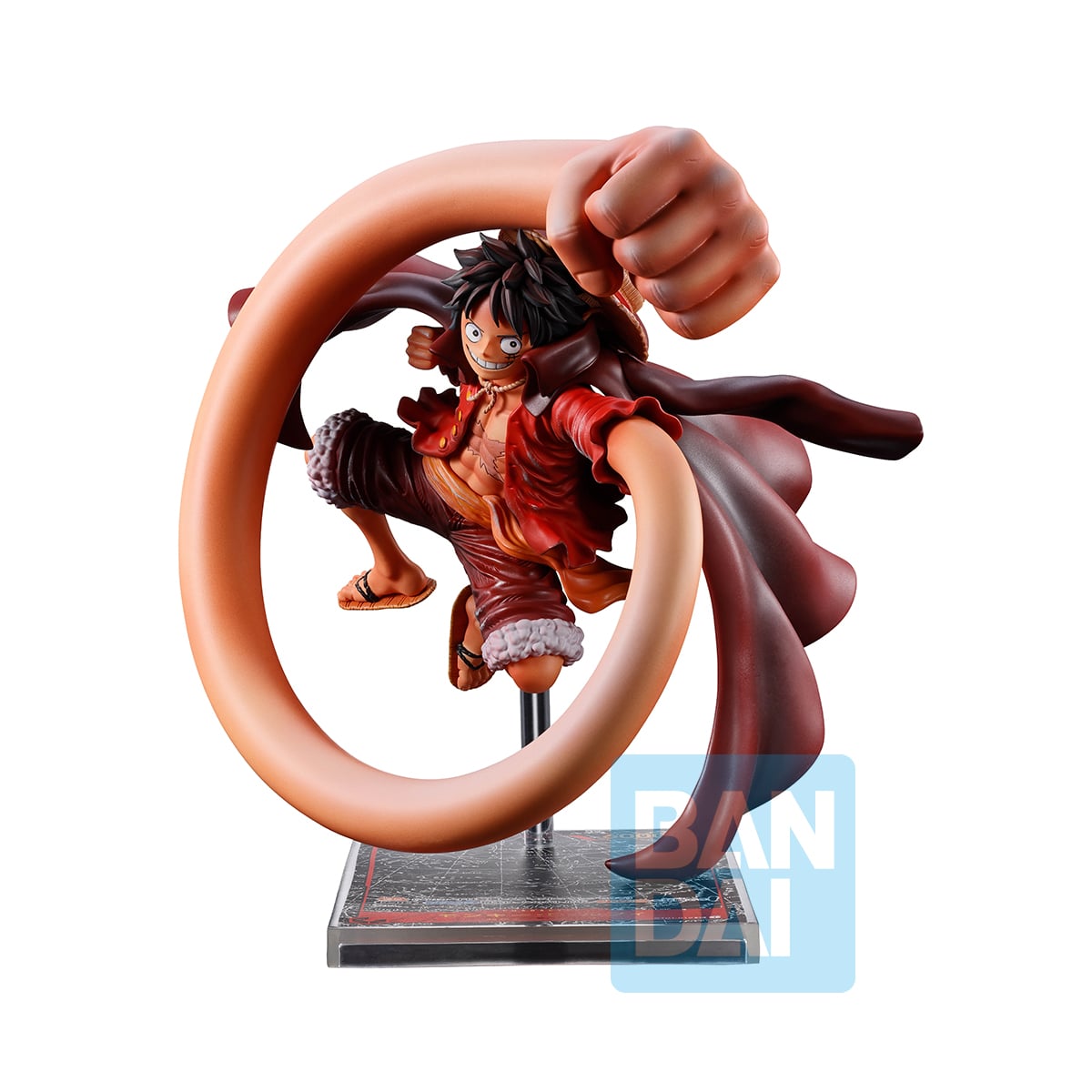 One Piece Card Game Ichibansho PVC Figure Monkey D. Luffy 18 cm