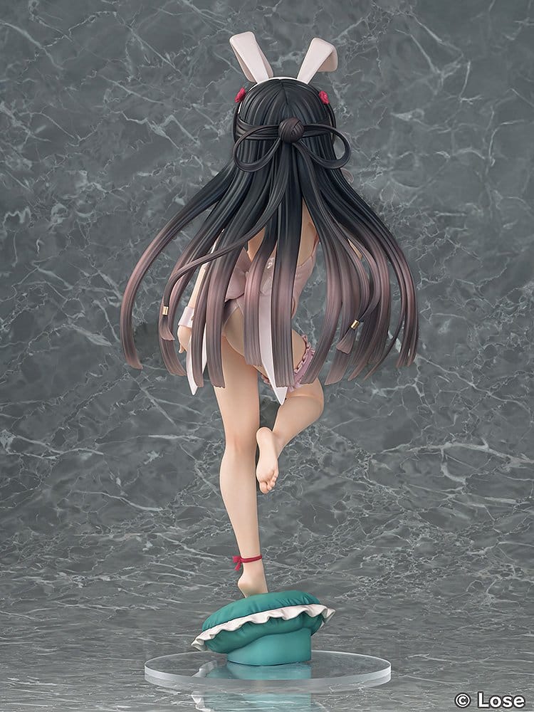 Maitetsu Last Run!! Statue 1/3 Hachiroku: White Bunny Ver. 40 cm - Afbeelding 4