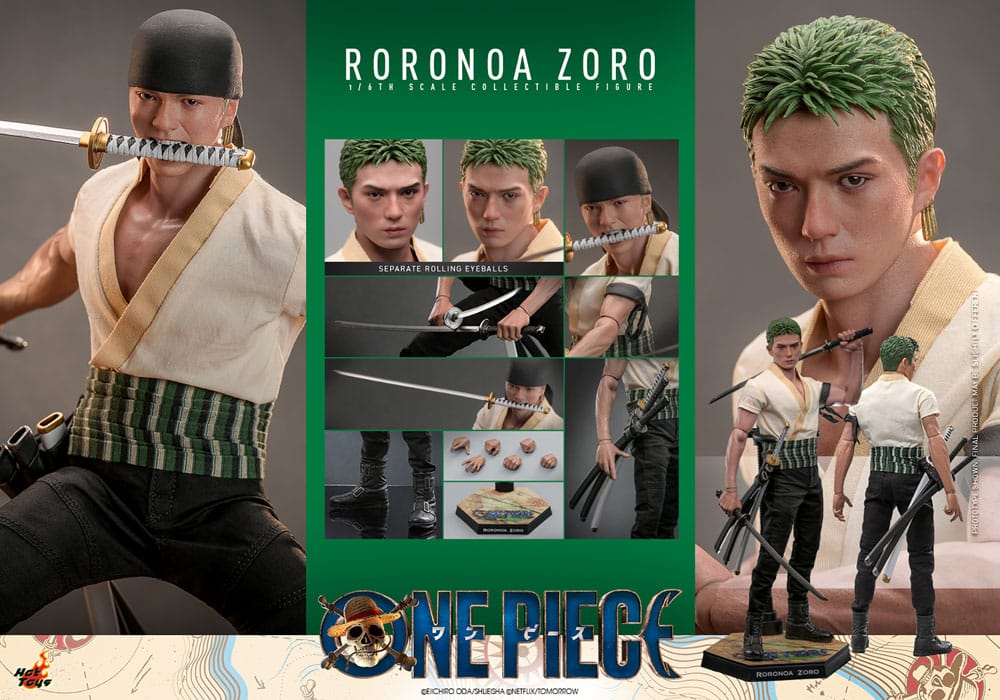 One Piece (Netflix) Action Figure 1/6 Roronoa Zoro 31 cm - Afbeelding 18