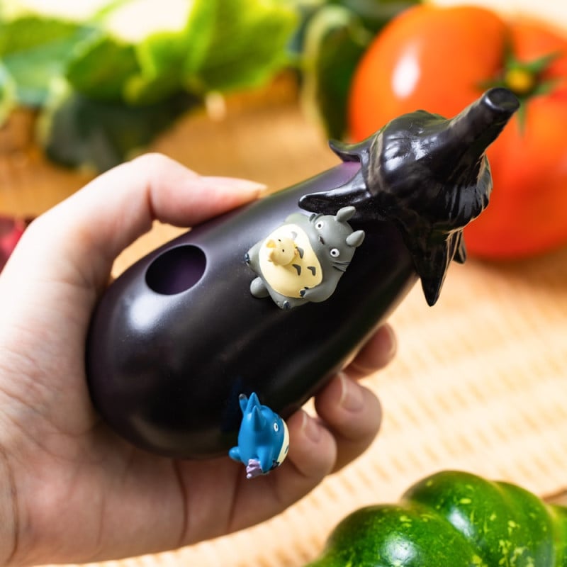 My Neighbor Totoro Single Vase vegetal Aubergin 9 cm - Afbeelding 2