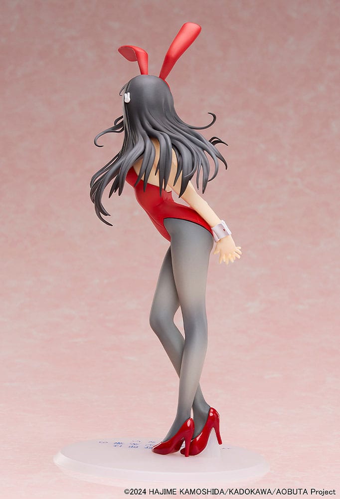 Rascal Does Not Dream of Bunny Girl Senpai Statue 1/7 Mai Sakurajima Red Bunny Girl Ver. 27 cm - Afbeelding 5