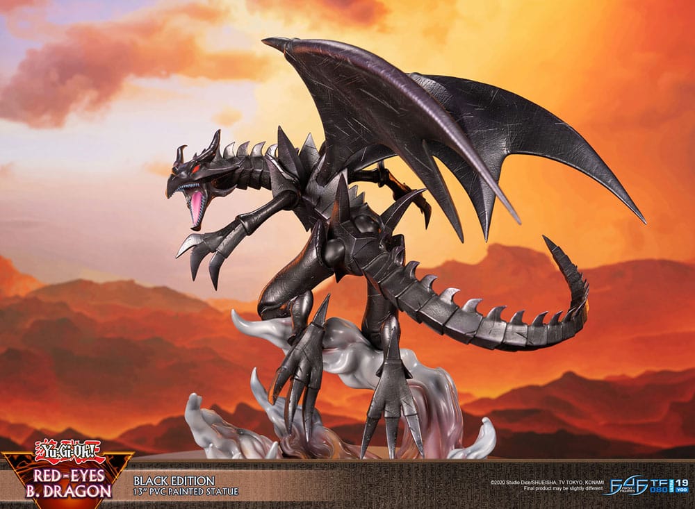 Yu-Gi-Oh! PVC Statue Red-Eyes B. Dragon Black Colour 33 cm - Afbeelding 24