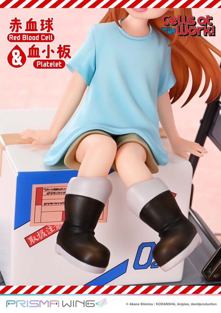 Cells at Work Prisma Wing PVC Statue Red Blood Cell & Platelet 26 cm - Afbeelding 18