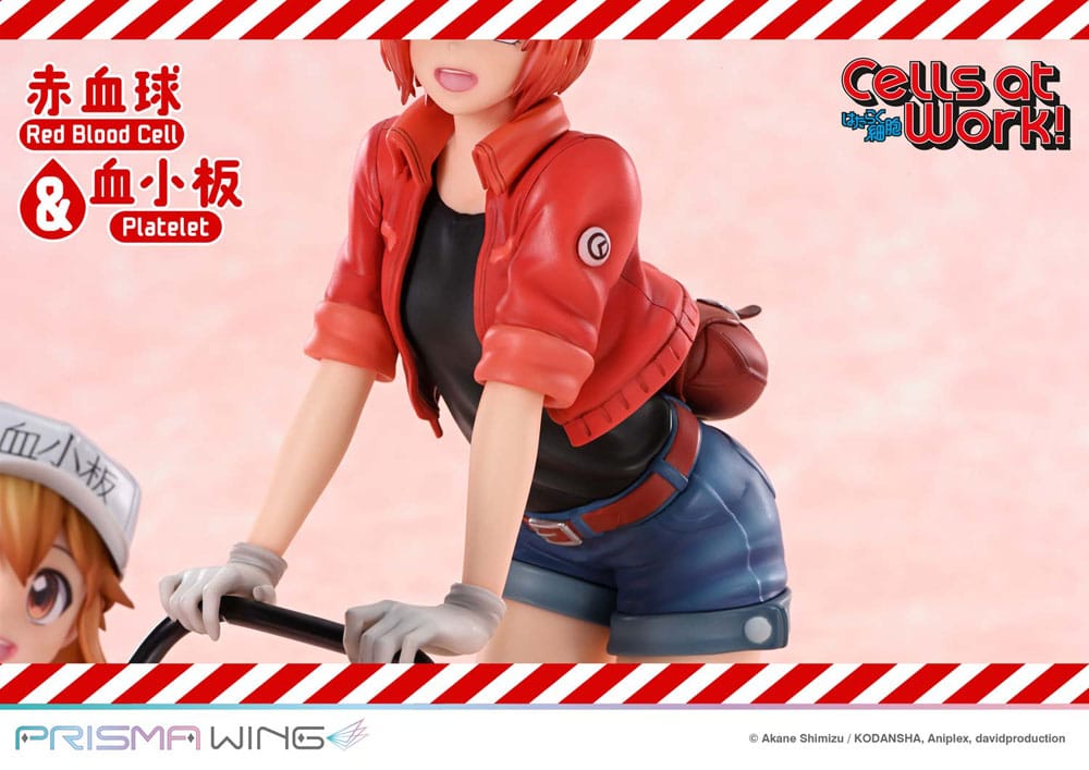 Cells at Work Prisma Wing PVC Statue Red Blood Cell & Platelet 26 cm - Afbeelding 15