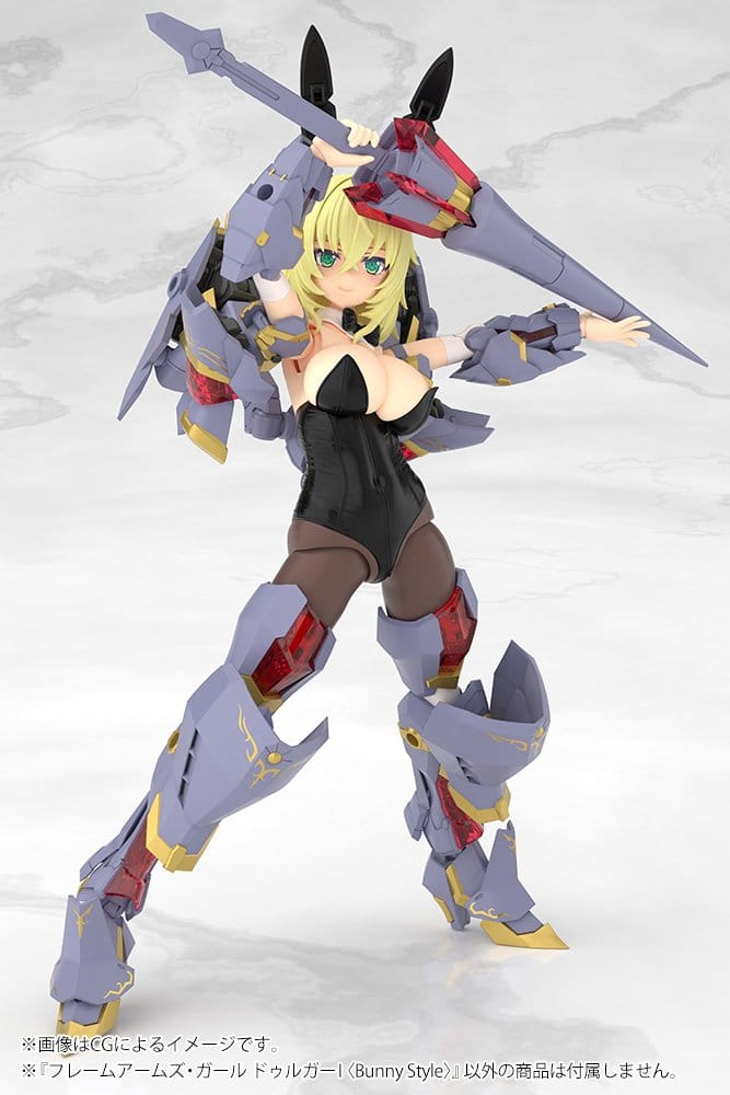 Frame Arms Girl Plastic Model Durga Bunny Style 18 cm - Afbeelding 16