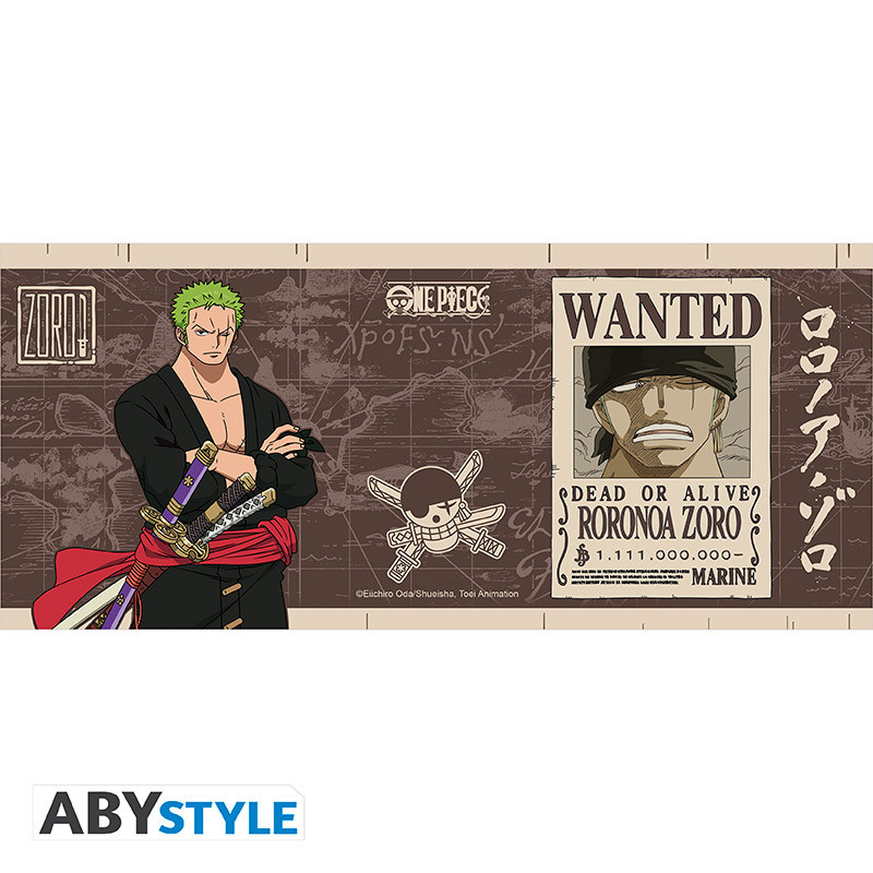 ONE PIECE Mug Big Size Zoro Wanted 460ml - Afbeelding 3