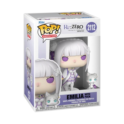 RE ZERO - POP & Buddy N° 2112 - Emilia with Puck - Afbeelding 2