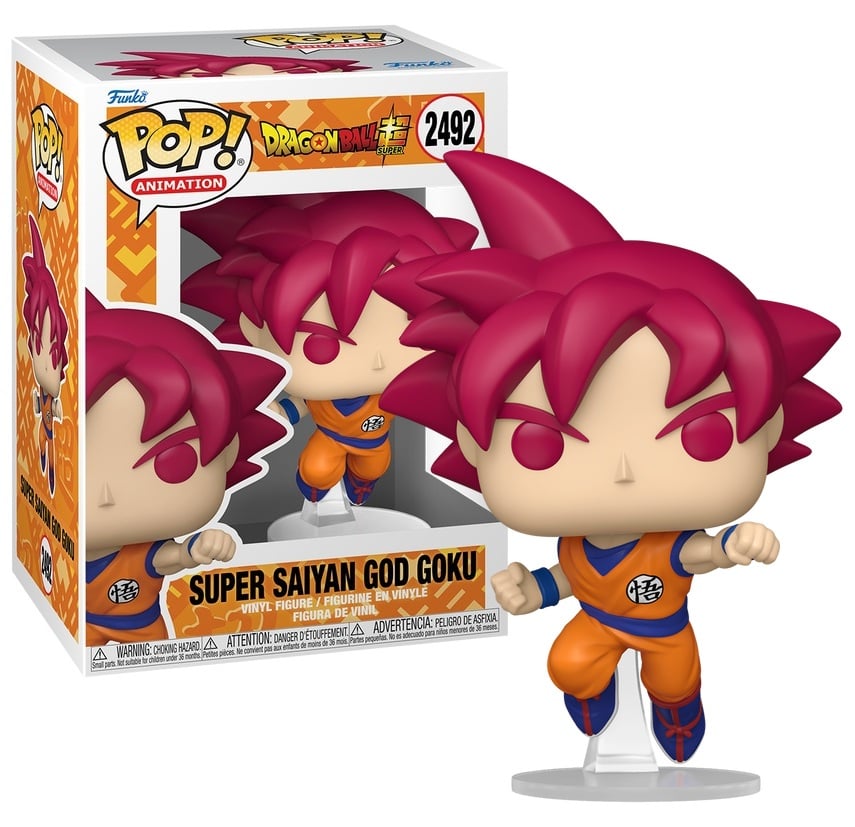 DRAGON BALL SUPER - POP Animation N° 2492 - Super Saiyan God Goku