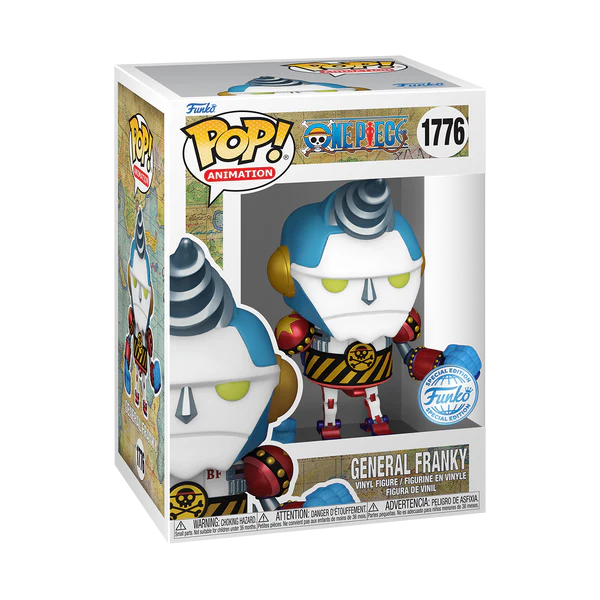 ONE PIECE - POP Animation N° 1776 - General Franky - Afbeelding 2