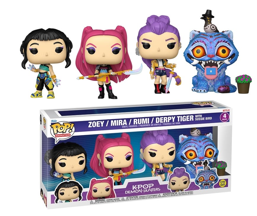 K-POP DEMON HUNTERS - POP Animation - 4PK