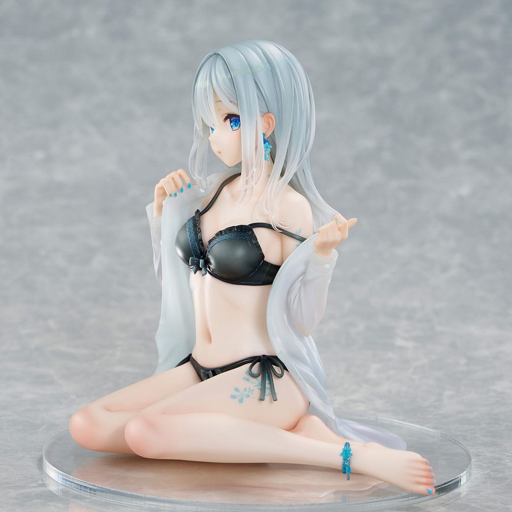 Original Character PVC Statue 1/7 Silver-Haired Girl Sky Blue Morning Special Outfit Ver. by Fuumi Illustration 16 cm - Afbeelding 2