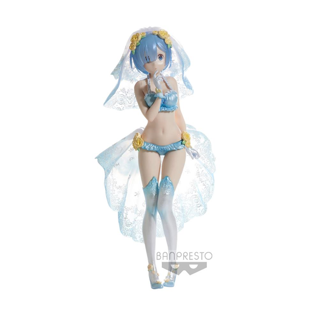 Re:Zero Starting Life In Another World Chronicle Exq Figure Academy PVC Statue Rem Special Color Ver. 22 cm