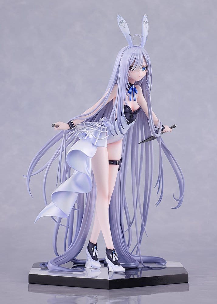 Playing Death Games to Put Food on the Table Wolf PVC Statue 1/7 Light Novel: Yuki Bunny Dress Ver. 25 cm - Afbeelding 7