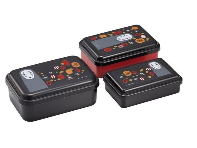 Spirited Away Set of 3 Lunch Box No Face & Lantern