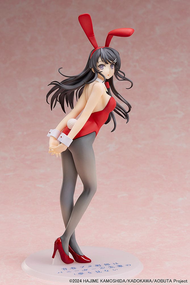 Rascal Does Not Dream of Bunny Girl Senpai Statue 1/7 Mai Sakurajima Red Bunny Girl Ver. 27 cm - Afbeelding 2