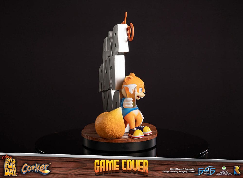 Conker´s Bad Fur Day Statue Game Cover Exclusive Edition 45 cm - Afbeelding 7