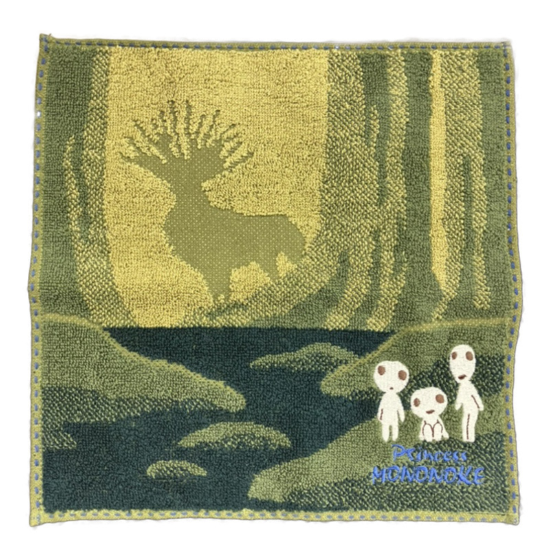 Princess Mononoke Mini Towel Shadow of the Deer God 25x25 cm