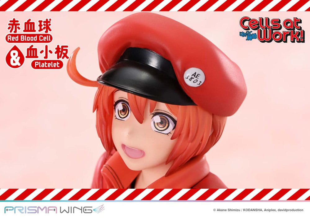 Cells at Work Prisma Wing PVC Statue Red Blood Cell & Platelet 26 cm - Afbeelding 9