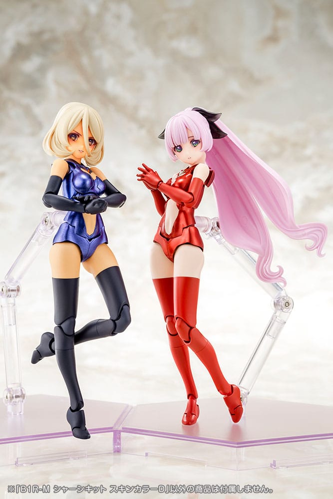 Megami Device Model Kit Accesoory Set B1R-M Chassis Kit Skin Color D 14 cm - Afbeelding 12