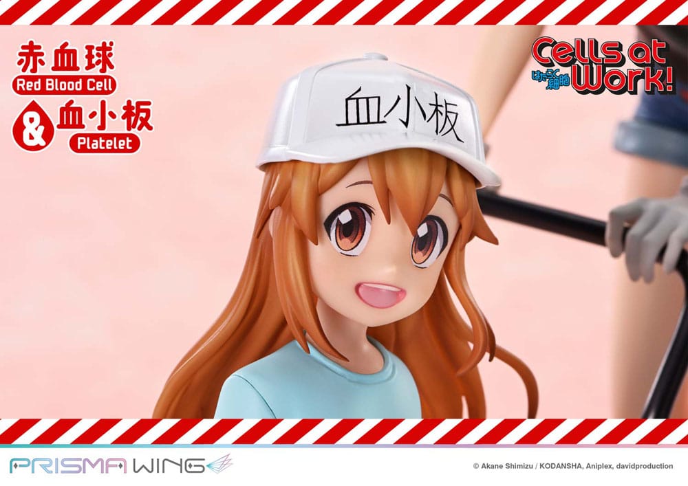 Cells at Work Prisma Wing PVC Statue Red Blood Cell & Platelet 26 cm - Afbeelding 11