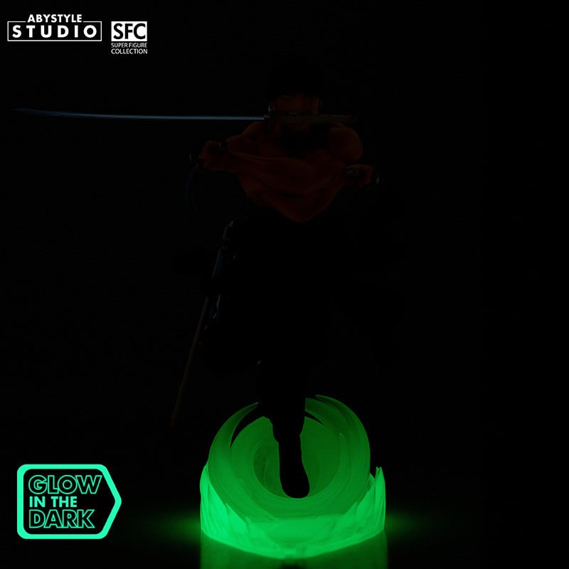ONE PIECE Figurine Zoro Glow in the Dark - Afbeelding 4